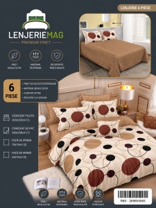 Lenjerie de pat finet 6 piese SR54