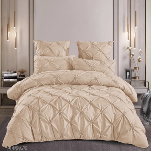 Lenjerie Finet Premium pentru Pat Dublu cu Pliuri cu elastic COPP09