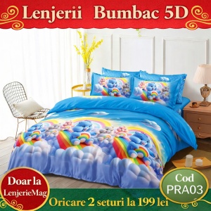 Set Lenjerie cu Elastic Finet Animat PRA03
