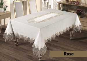 Fata de masa Rose ,din Catifea 160x220cm FLO01