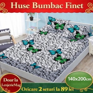 HUSA DE PAT CU ELASTIC CU 2 FETE DE PERNA 140X200 SHK11