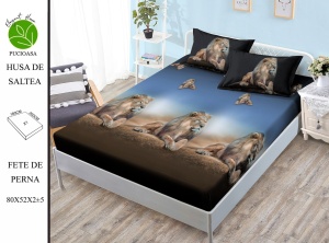 HUSA DE PAT CU ELASTIC CU 2 FETE DE PERNA Premium 180x200cm HSG35
