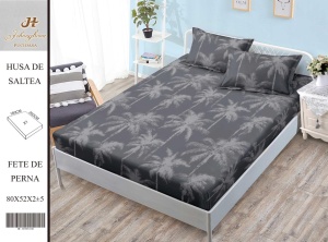 HUSA DE PAT CU ELASTIC CU 2 FETE DE PERNA Premium 180x200cm HSG65