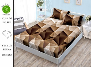 HUSA DE PAT CU ELASTIC CU 2 FETE DE PERNA Premium 180x200cm HSG75
