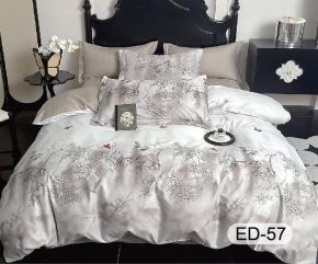 Lenjerie Bumbac Finet Premium 6 piese+husa CADOU ESTD55