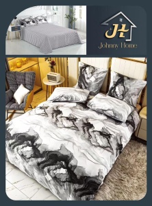 Lenjerie de pat Bumbac Satinat Premium 4 piese SA39 Oferta 3 la 219 lei