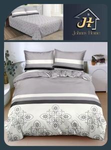 Lenjerie de pat Bumbac Satinat Premium 4 piese SA49 Oferta 3 la 219 lei