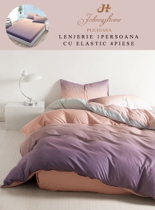 Lenjerie de pat Finet 1 Persoana sau dimensiuni mici cu Elastic Y182