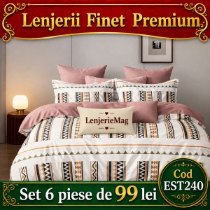 Lenjerie de pat finet 6 piese EST240
