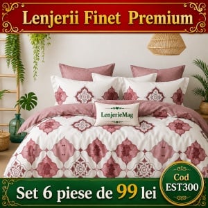 Lenjerie de pat finet 6 piese EST300
