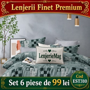 Lenjerie de pat finet 6 piese EST310