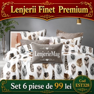 Lenjerie de pat finet 6 piese EST328