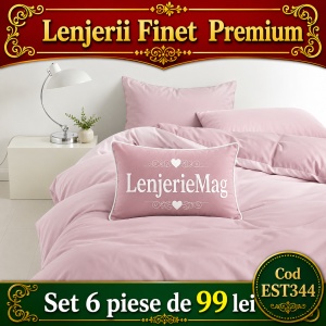 Lenjerie de pat finet 6 piese EST344