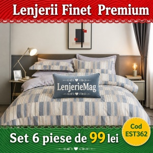 Lenjerie de pat finet 6 piese EST362