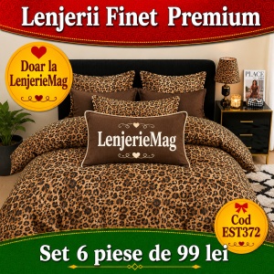 Lenjerie de pat finet 6 piese EST372