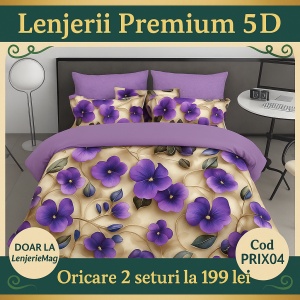 Lenjerie De Pat Finet Premium cu elastic 5D PRIX04