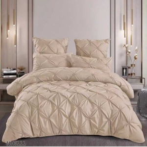 Lenjerie Finet Premium pentru Pat Dublu cu Pliuri cu elastic COPP16