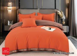 Set Lenjerie Bumbac Premium pat dublu 6 piese PS 04