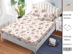 HUSA DE PAT CU ELASTIC CU 2 FETE DE PERNA 160x200cm SHA37