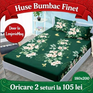 HUSA DE PAT CU ELASTIC CU 2 FETE DE PERNA 180x200cm SKYH51