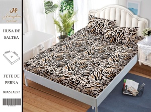 HUSA DE PAT CU ELASTIC CU 2 FETE DE PERNA Premium 180x200cm HSG02