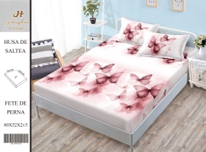 HUSA DE PAT CU ELASTIC CU 2 FETE DE PERNA Premium 180x200cm HSG22