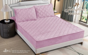 Husa Pat Topper Lila180X200 Roze STO09