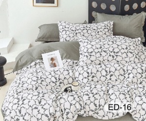 Lenjerie Bumbac Finet Premium 6 piese+husa CADOU ESTD06