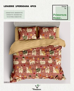 Lenjerie de pat Finet 1 Persoana&Single Bumbac 100% PRIPB06