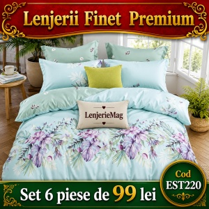 Lenjerie de pat finet 6 piese EST220