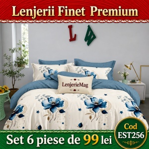 Lenjerie de pat finet 6 piese EST256