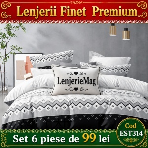 Lenjerie de pat finet 6 piese EST314