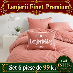 Lenjerie de pat finet 6 piese EST337