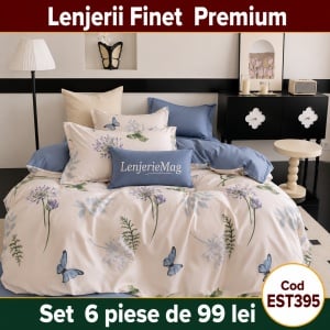 Lenjerie de pat finet 6 piese EST395