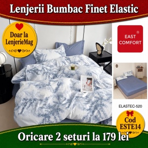 Lenjerie de pat finet 6 piese ESTE14– Oferta 2 la 179 lei