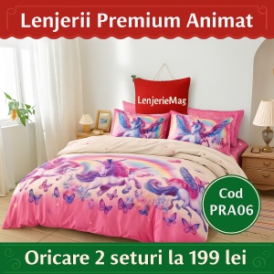 Set Lenjerie cu Elastic Finet Animat PRA06