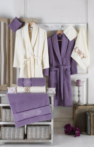 Set Prosoape si Halate din Bumbac 10 Piese, LUISA LUS1001