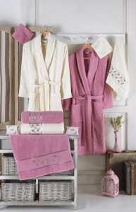 Set Prosoape si Halate din Bumbac 10 Piese, LUISA LUS1021