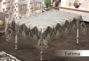 Fata de masa Organza Brodata 160x220cm AHJ02