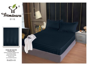 HUSA DE PAT CU ELASTIC CU 2 FETE DE PERNA 160X200 FINET PREMIUM DAMASC PRI75