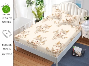 HUSA DE PAT CU ELASTIC CU 2 FETE DE PERNA Premium 180x200cm HSG79