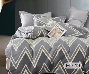 Lenjerie Bumbac Finet Premium 6 piese+husa CADOU ESTD23