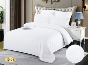 LENJERIE DAMASC BUMBAC ALB EAST COMFORT