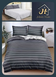 Lenjerie de pat Bumbac Satinat Premium 4 piese SA63 Oferta 3 la 219 lei