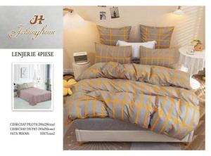 Lenjerie de pat Bumbac Satinat Premium 4 piese SA93