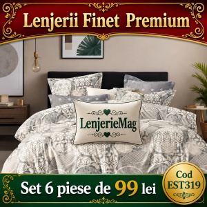 Lenjerie de pat finet 6 piese EST319