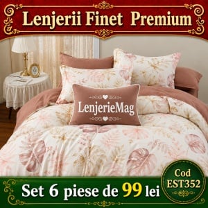 Lenjerie de pat finet 6 piese EST352