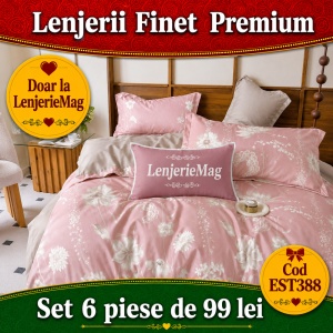 Lenjerie de pat finet 6 piese EST388
