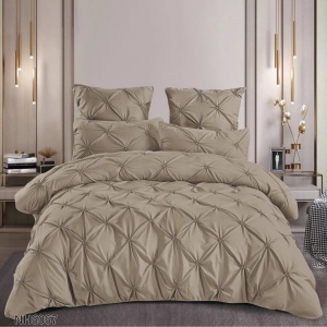 Lenjerie Finet Premium pentru Pat Dublu cu Pliuri cu elastic COPP01