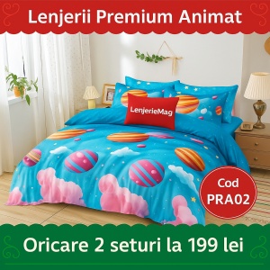 Set Lenjerie cu Elastic Finet Animat PRA02